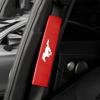 2Pcs Car Interior Accessories Auto Shoulder Pads Seat Belt Covers Case for Ford Mustang Shelby GT 350 500 Cobra 2005 2009 2015