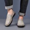 Summer Slip-On Soft Bottom Driving Bean Bean Shoes Fashionable Breathable White Shoes Comfortable Rubber Sole Casual Style