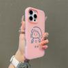 Patterned Matte Frosted Skin Feel Casing PC+TPU 2in1 Cute Girl Printed Protective Cover Soft Back Case
