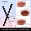 Double-Ended Lip Liner Brush Cinnamon Color Waterproof Long-Lasting Non-Fading Two-In-One Lipstick Lip Pencil Non-Fading Nude Color