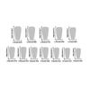 Artificial Nails with Flower Design 24 Pieces Resin Material for Asian and European Women