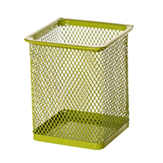 

Держатель для ручек, большой емкости, износостойкий настольный органайзер из кованого железа, сетчатый ящик для дома Square