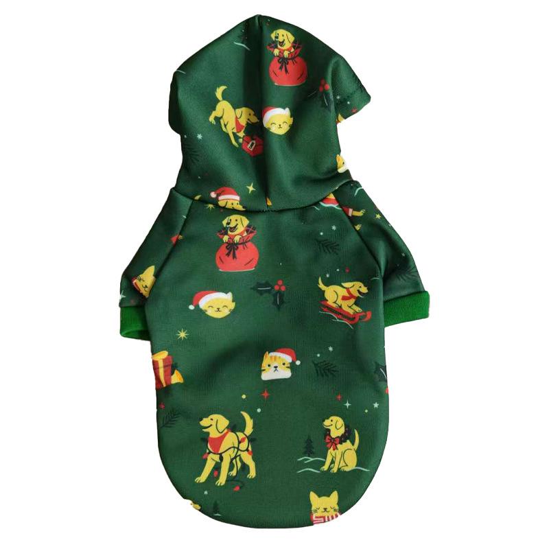 

Christmas Holiday Pet Clothes: Cute Teddy, Bichon, Cat & Dog Winter Wear S