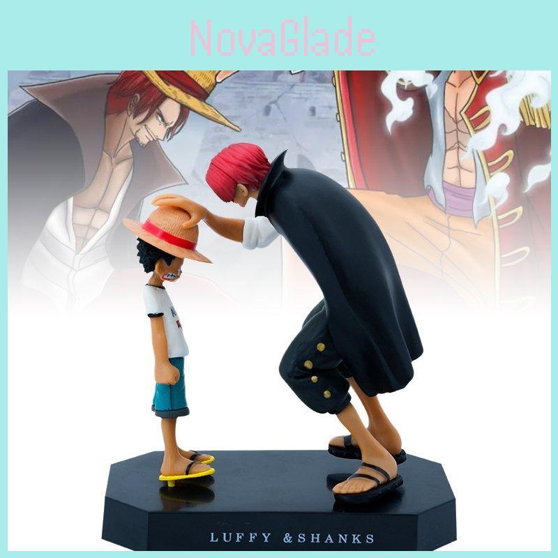 High Quality Pvc Action Figure Of Luffy And Shanks For Collectors And Fans Display