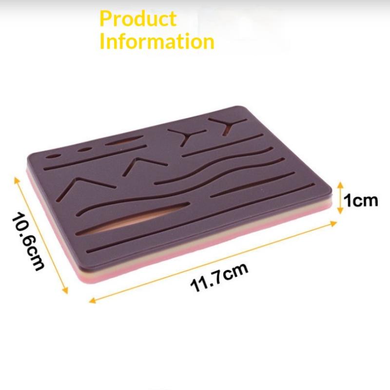 Silicone Simulation Skin Pad Suture Training Model Surgical Wound Practice for Medical Teaching