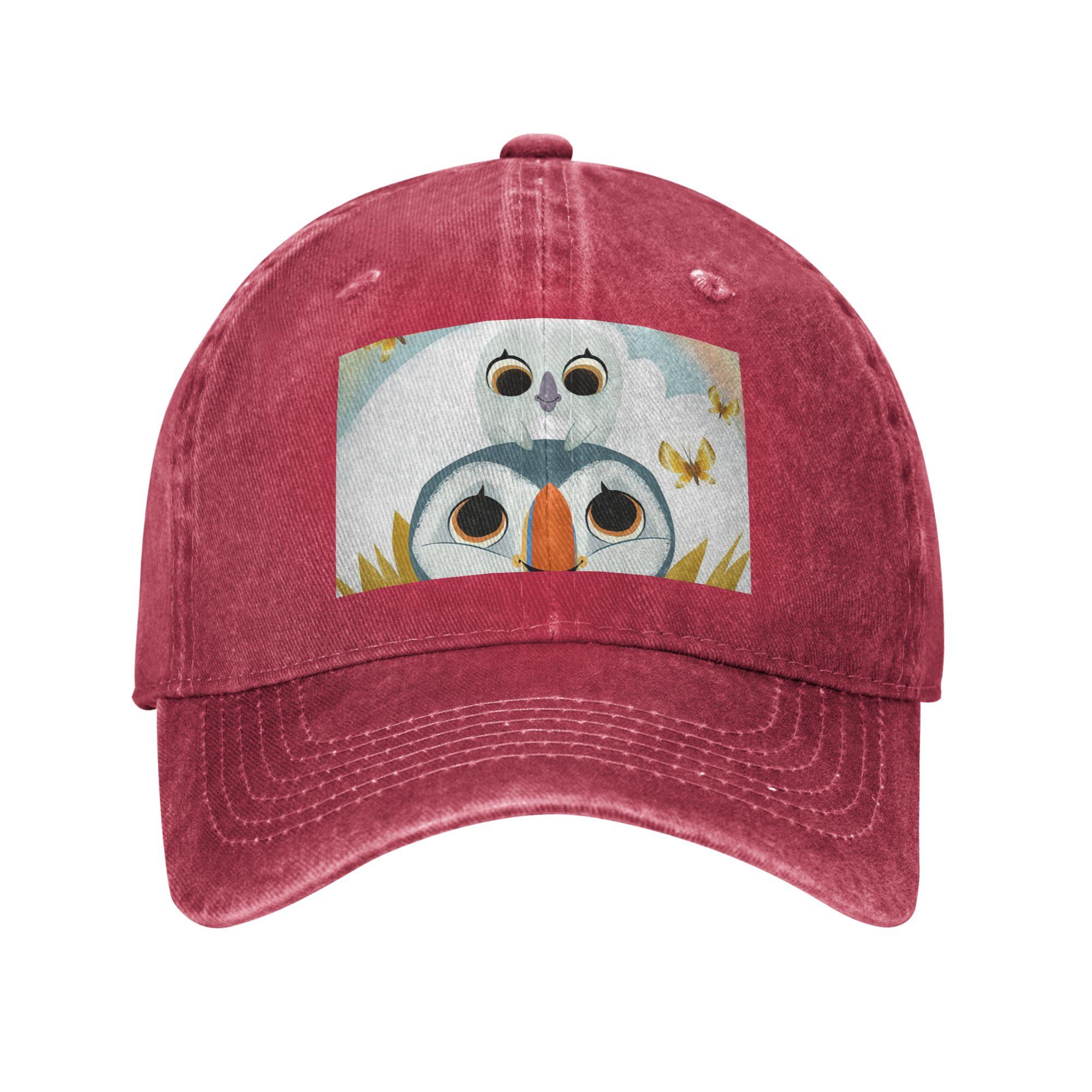 

Шапки-бейсболки Puffin Rock And New Friends, Snapback, Джинсовая ткань, Регулируемая кепка, Хип-хоп, Бейсболка, Ковбойская шляпа для унисекс One Size