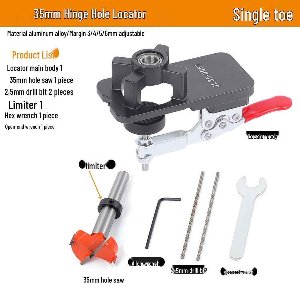 35mm Hinge Hole Punch Locator for Cabinet Door Installation