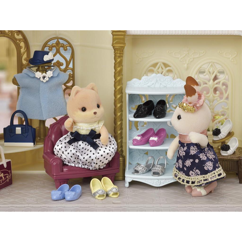 Sylvanian Families Town [Town Fashion Coordination Set -Stylish Shoes Collection-] TVS-13 ST Mark Certification For Ages 3 and Up Toy Dollhouse