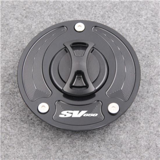 Keyless Motorcycle Fuel Gas Tank Cap Cover For SUZUKI SV 650 SV650/SV650S 2003-2013 2005 2006 2007 2008 2009 2010 2011