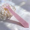 Diamond Encrusted Narrow Tie With Arrow Shape For Men And Women Perfect For Formal And Casual Wear