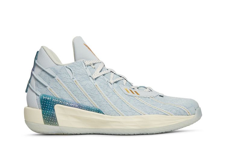 Men's Sneakers Adidas Dame 7 Christmas Halo Blue/Cream White/Cloud White