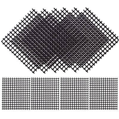 50 Pcs Flower Pot Hole Mesh Pad Square Bonsai Mesh Drainage Screens Bonsai Pot Bottom Grid Mat Drainage Meshs Hole Screen