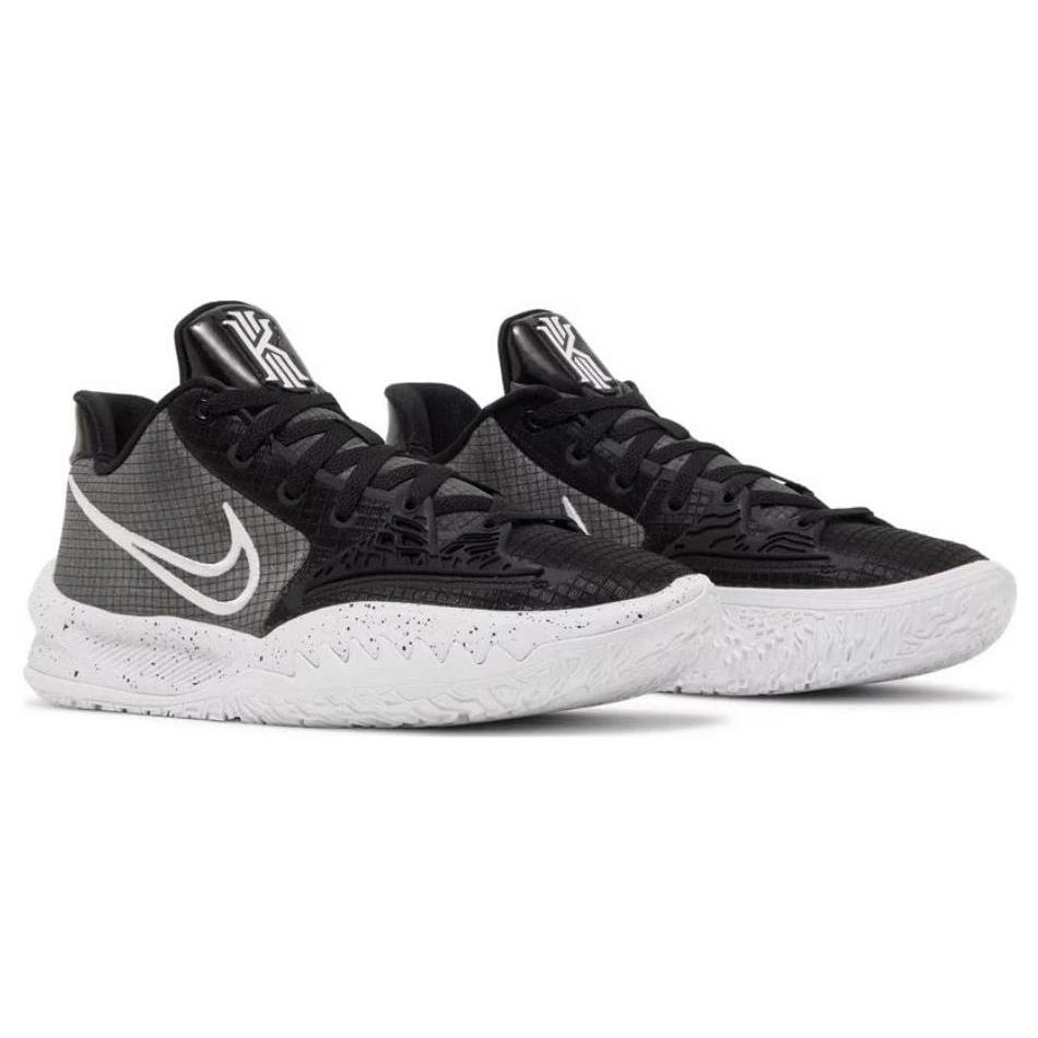 Nike Kyrie Low 4 Cushioning Abrasion Resistant Cushioning, Wear Resistant Low Top Basketball Shoes Men's Black White DM5041-001