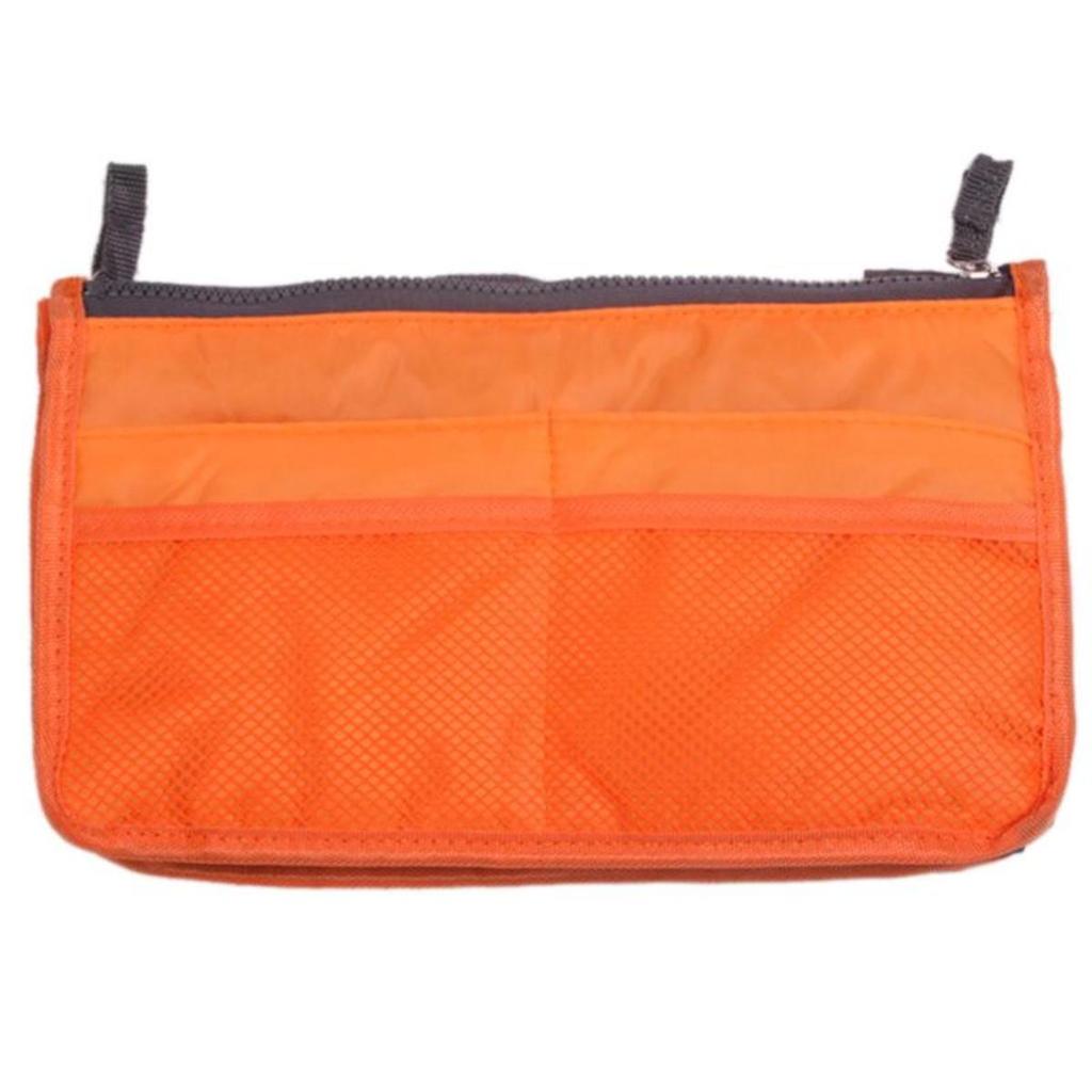 Multi Functional Large Capacity Makeup Bag Portable Double Zipper Toiletries Travel Storage Bag Mommy Bag Multi Pocket Cosmetic Tote