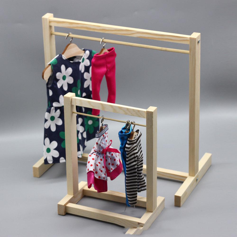 

BJD Blyth Doll Furniture Accessories Wooden Shelf and Hanger