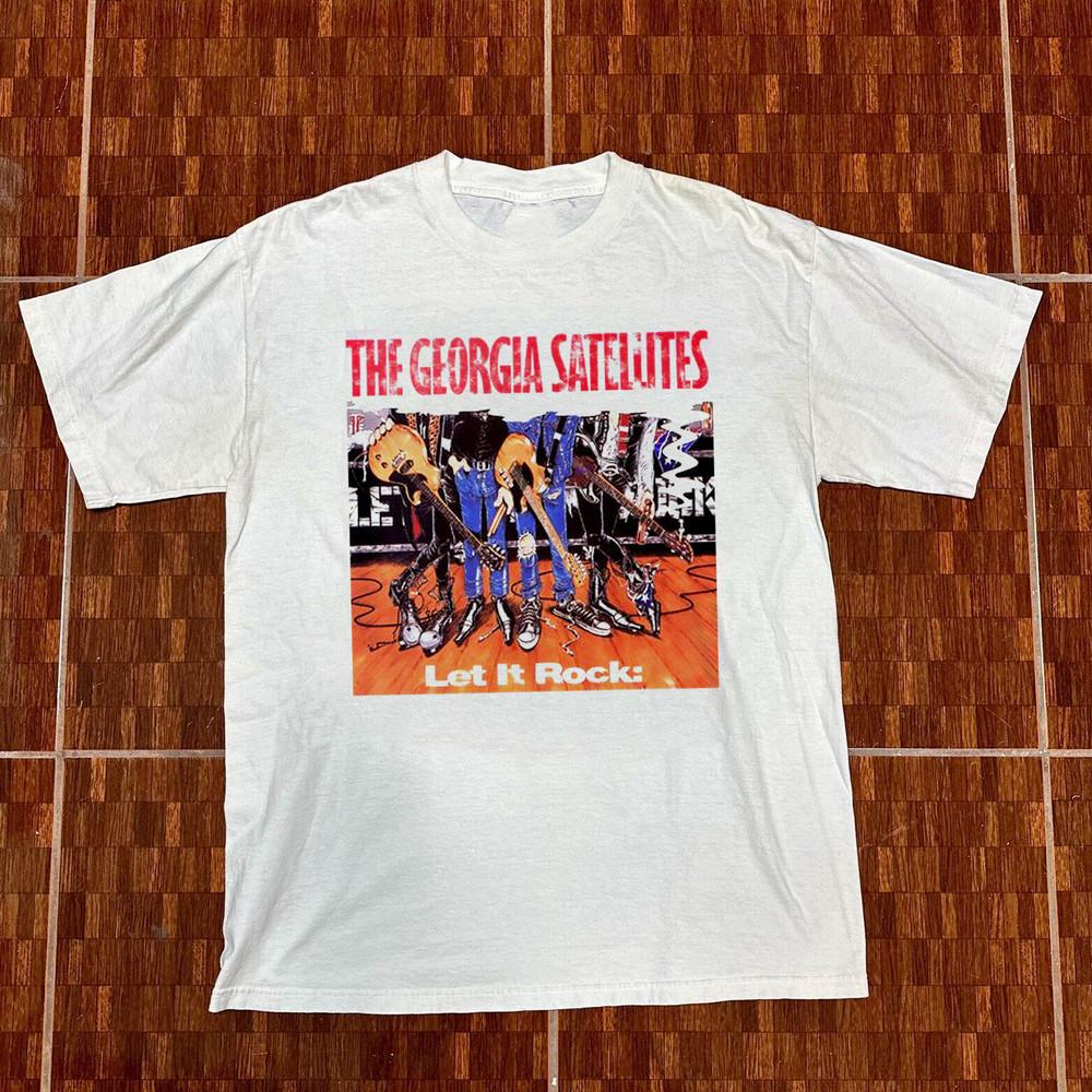 The Georgia Satellites Let It Rock White T Shirt All Size S-5Xl DS64 Unisex T-Shirt XXL