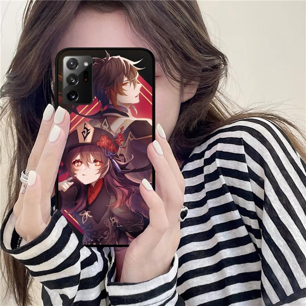Genshin Impact Hu Tao Phone Case For Samsung Note 8 9 10 20 Pro Plus Lite M 10 11 20 30 21 31 51 A 21 22 42 02 03