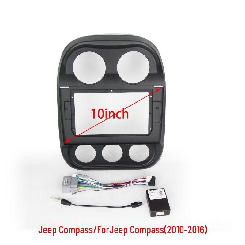 

Jeep Compass 2010-2016 Регулируемая рамка Экран навигатора Android 34.5*27