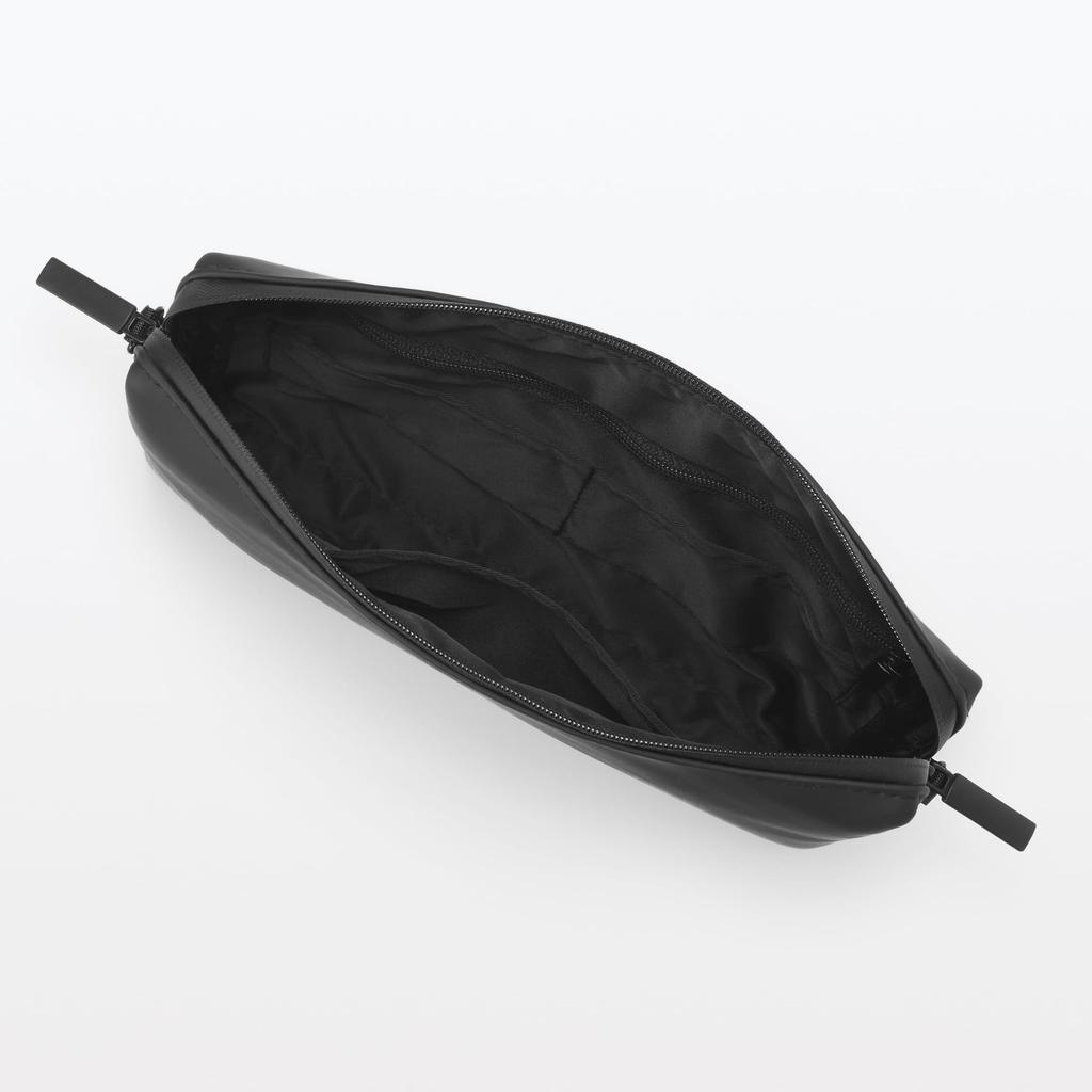 MUJI OHH68A4A Flexible Combination Storage 22 X X 15 Cm Case, Rectangular, Slim, Large, Black, Approx. 2.7