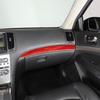 Red Carbon Fiber Dashboard Cover Trim Sticker For Infiniti G37 Sedan 2010-13