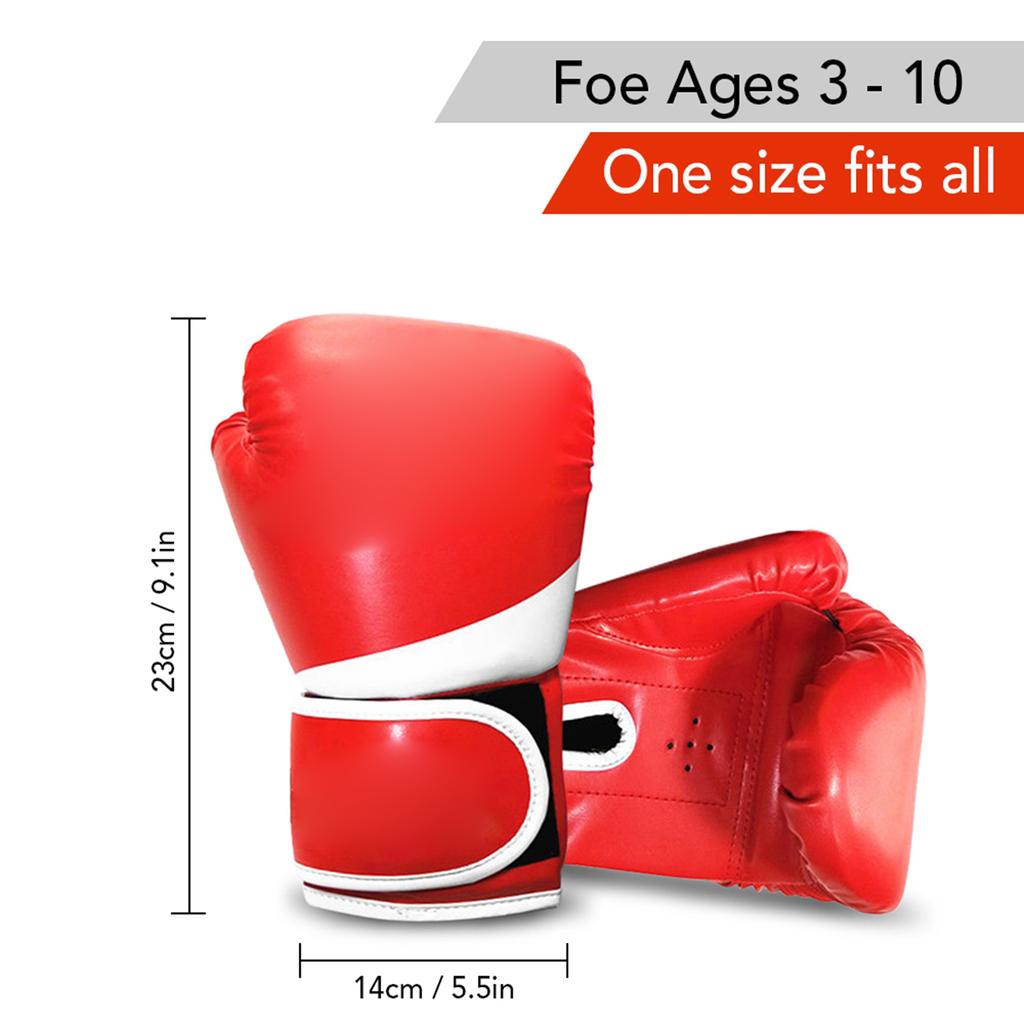 Children Boxing Gloves Kids Kick Boxing Training Gloves Youth Muay Thai Punching Bag Mitts Boxing Practice Equipment