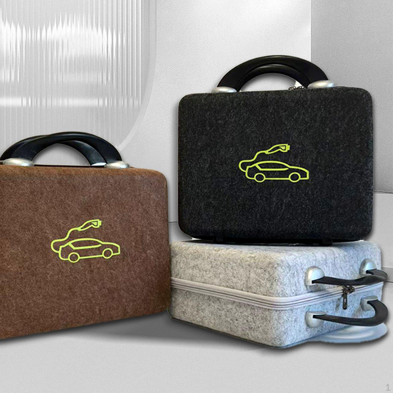 

Case for : Practical And Ideal; Includes A Cover The Electric Vehicle Charging Cable. світло-сірий колір