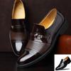 Classic Leather Shoes for Men Slip On Pointed Toe Oxfords Formal Wedding Party Office Business Casual Dress Shoes for Male 2024