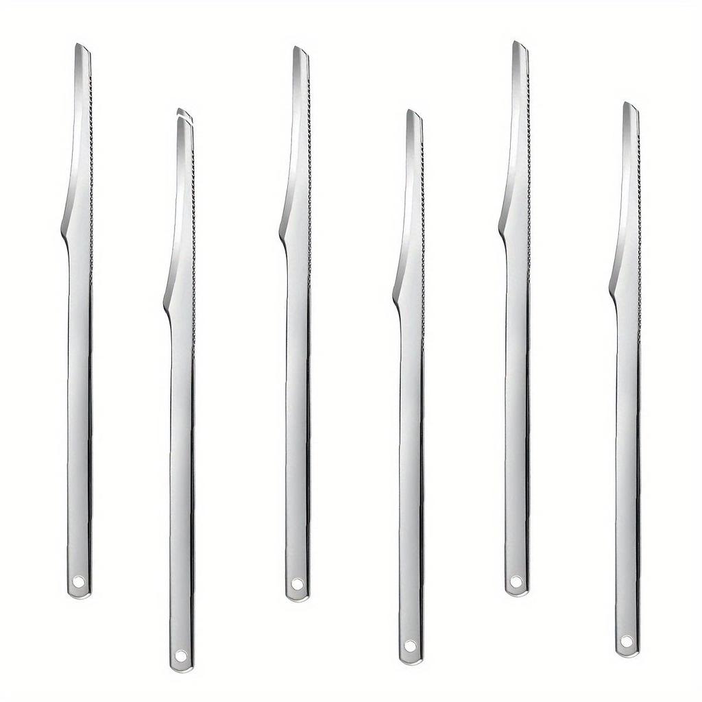 Stainless Steel Pedicure Knife Set: Dual-Headed Nail Pick with Razor, Foot File & Exfoliating Tool