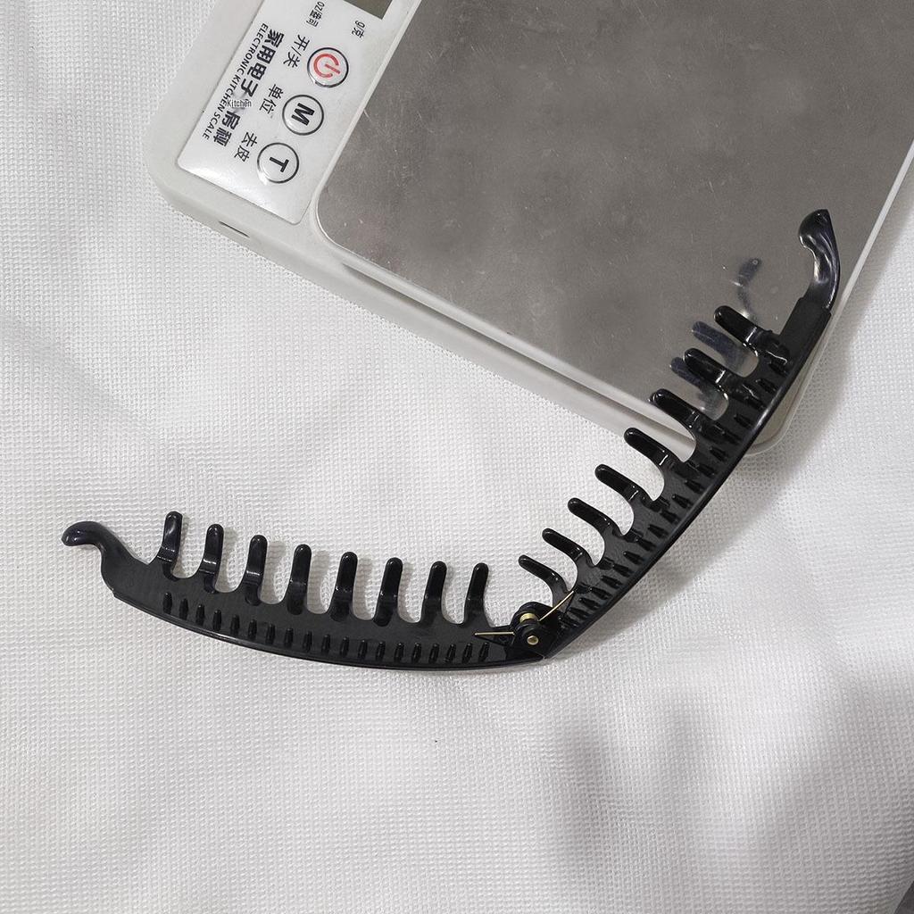 Pinza a Banana Spessa per Capelli da Donna – Accessorio Fermacoda Alto, Spirale Verticale