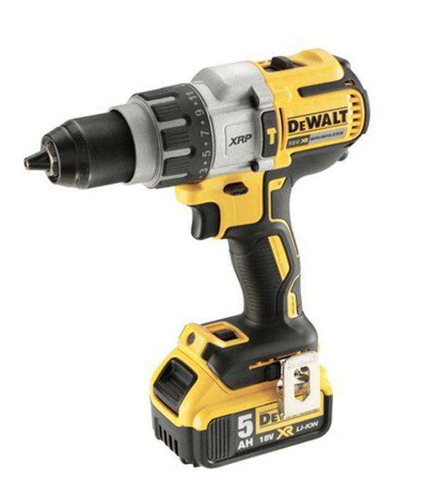 Perceuse-visseuse à percussion 18V + 2 batteries 5Ah + coffret TSTAK - DEWALT - DCD996P2-QW