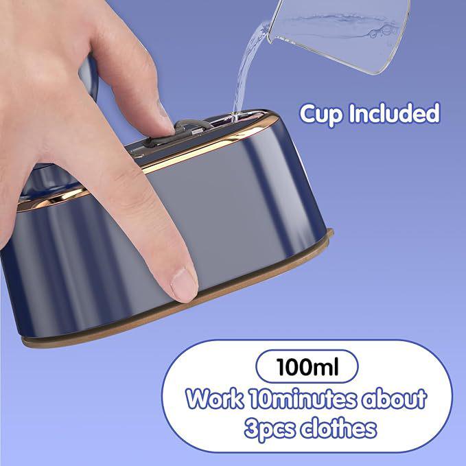 1300W Dual-Use Handheld Electric Steam Iron with Anti-Scald Jet Button