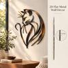 Heart Wall Decor 2D Wall Hanging Decoration for Home Living Room Bedroom