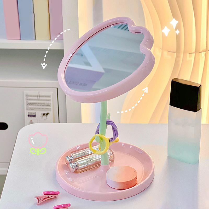 Makeup Girls Small Mirror Bedroom Beauty Design Women Nordic Mirrors Quality Funky Espelhos Decorativos House Decoration