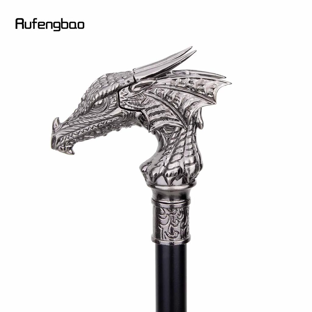 Dragon Head Fashion Walking Stick Decorative Stick Cospaly Vintage Party Fashionable Walking Cane Crosier 93cm