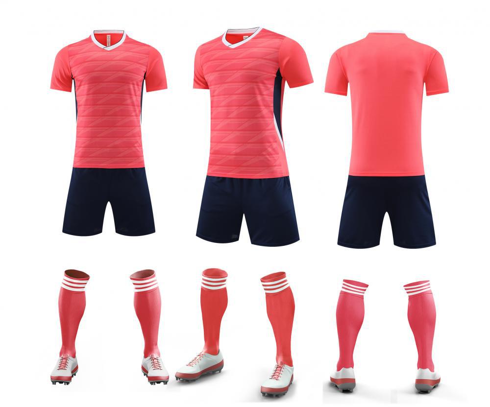 Soccer sets, quick-dry short-sleeve adult and children's sports jerseys, training camp competition uniforms, factory in stock, 15 styles