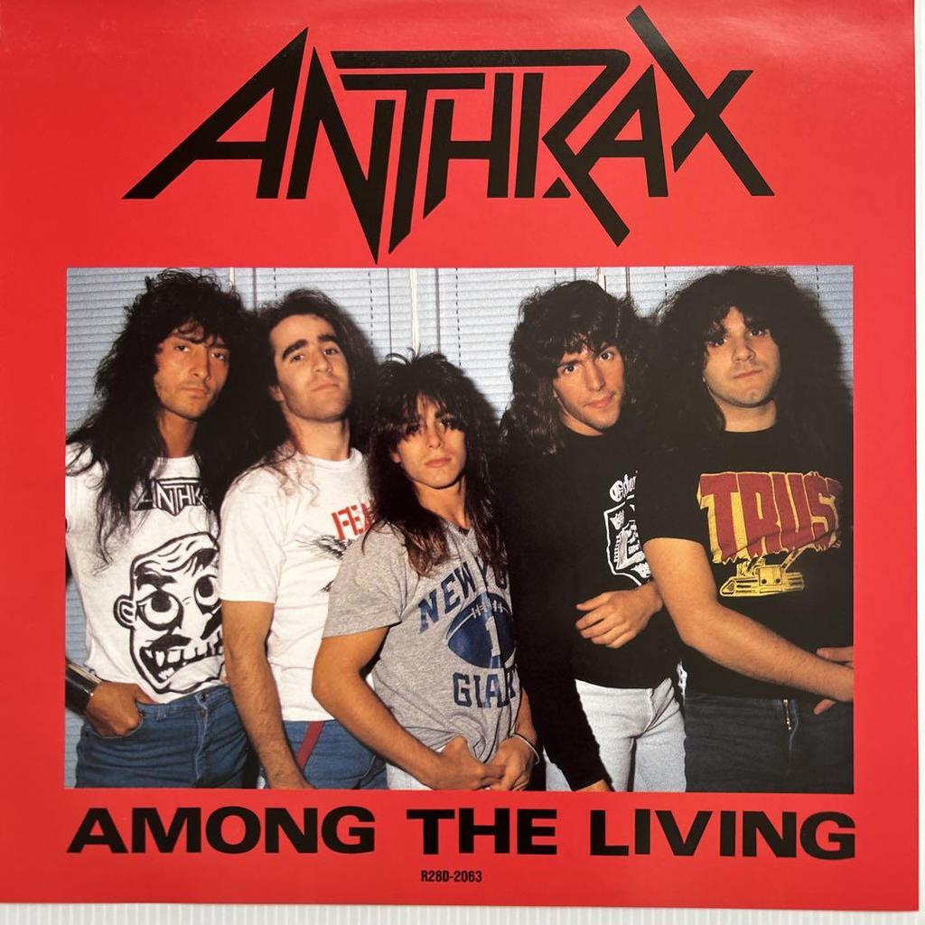 [USED] Anthrax "AMONG THE LIVING" Beautiful LP record