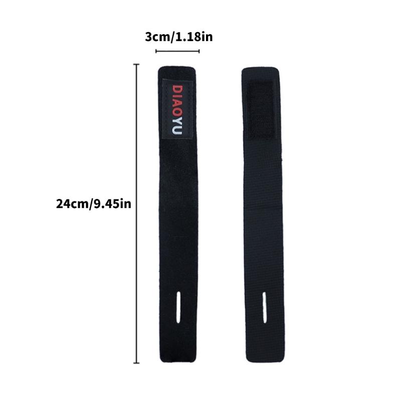 1/2Pcs Fishing Rod Tie Elastic Rod Holder Strap Outdoor Fishing Rod Belt Strap Elastic Fishing Tackle Tie Enduring