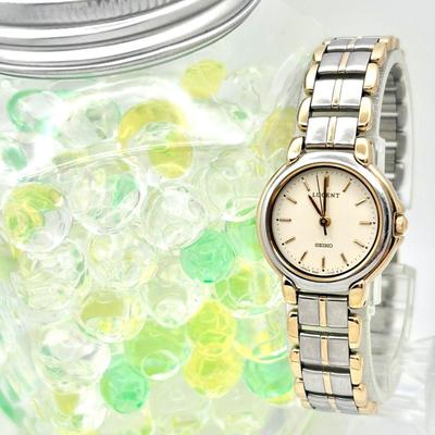 Used [New Battery] SEIKO LUCENT Ladies Watch 4N21-0610 400618