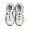 MLB New York Yankees Stoff Synthetikleder Dicke Sohle Hohl Runde Zehenpartie Schnürung Low-Top Dad Shoes Unisex Sneaker 3ASDCS263-50WHS