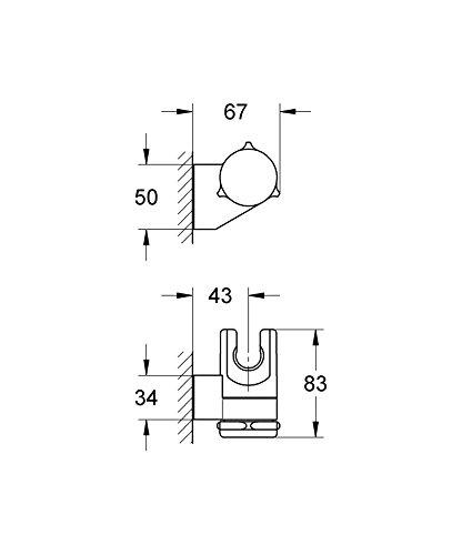 GROHE Shower Holder (Adjustable Angle) 28623000