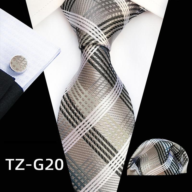 Cozy Up Trijų dalių kostiumas Plaid oficialus vyriškas kaklaraištis Rankogalių segtukai