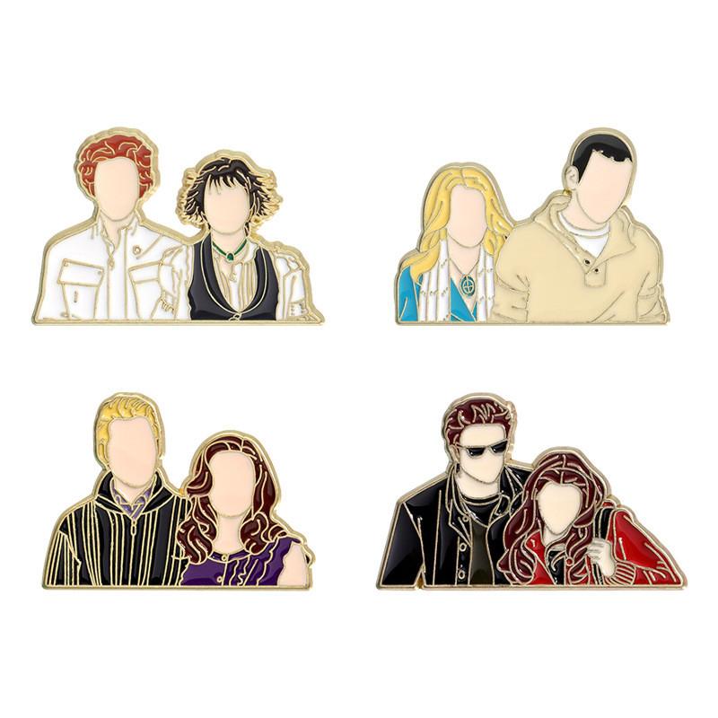 Character Adorable Cartoon Brooch Unique Alloy Pin For Personalized Style And Fashion Accessory