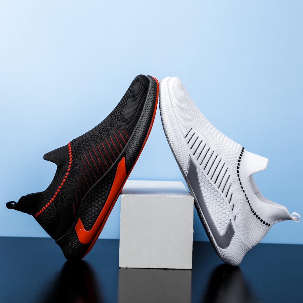 Men's Korean Style Slip-on Casual Shoes - Breathable, Soft Sole, Large Size, Trendy Sports Design