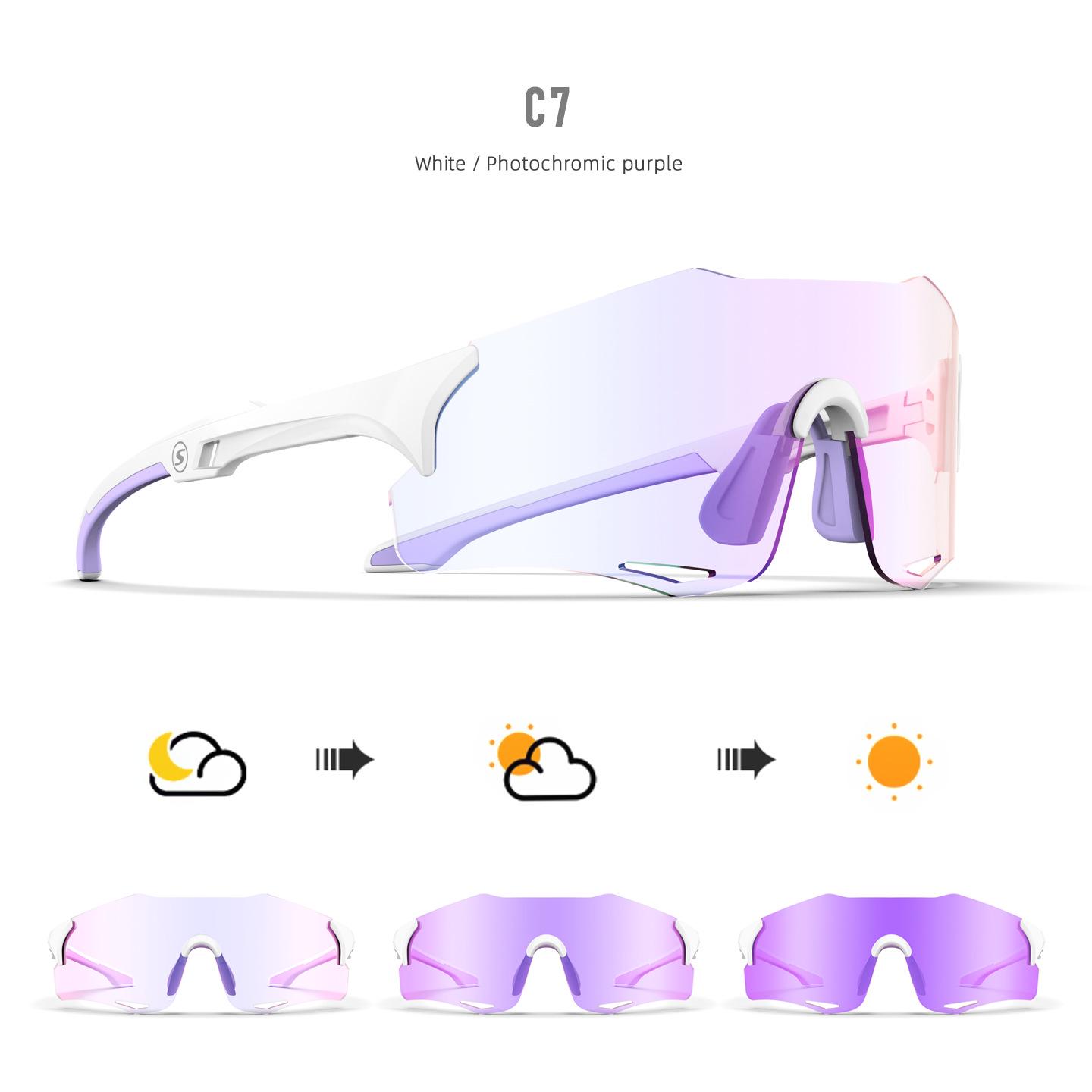 SM Men s Running & Cycling Anti-UV Windproof Sunglasses for Outdoor Sports