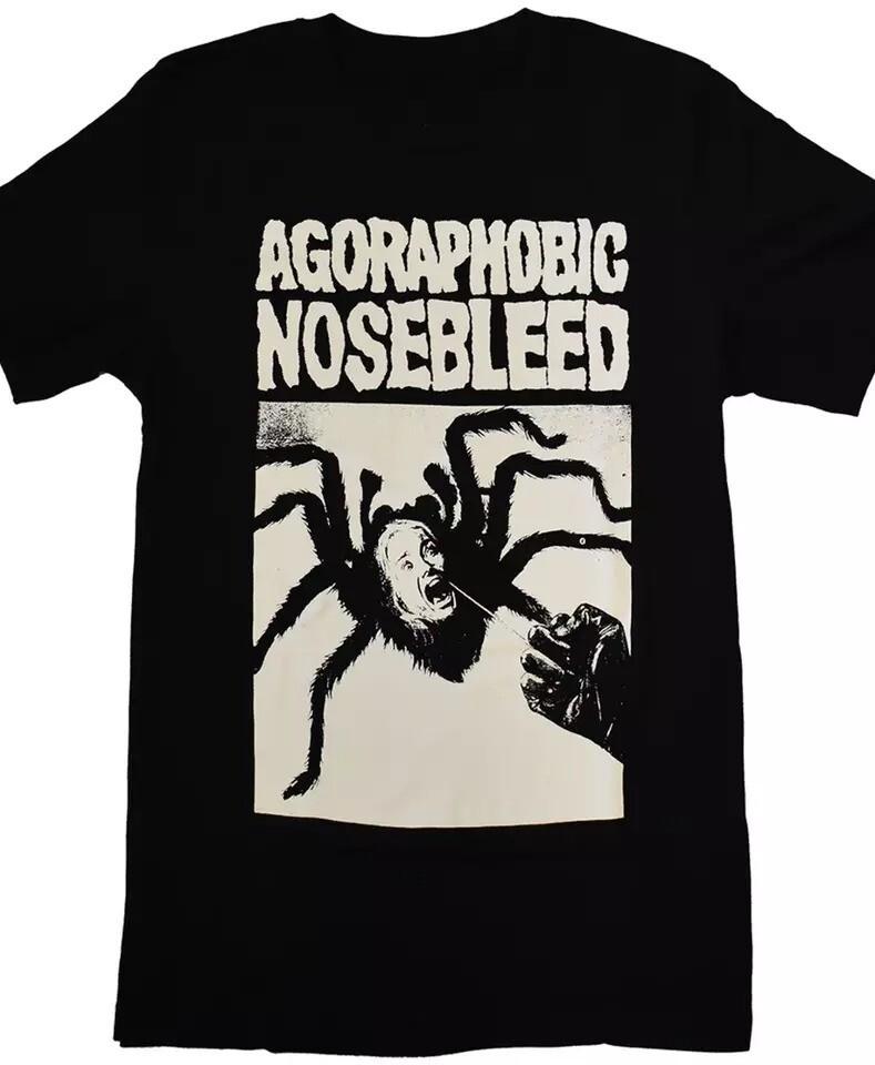 

Rare Agoraphobic Nosebleed band album black T-shirt Unisex All sizes Unisex T-Shirt XXXL