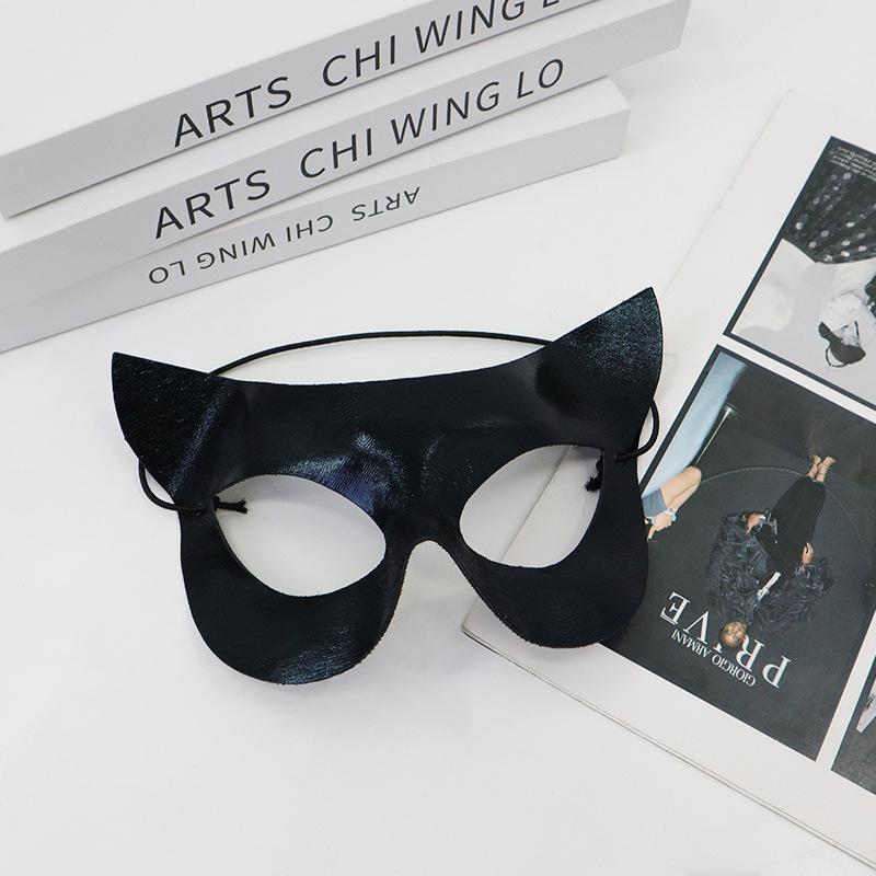 

Sexy Cat Face Mask Cosplay Half Face Animal Fox Women Eye Masks Halloween Carnival Masquerade Party Costume Props