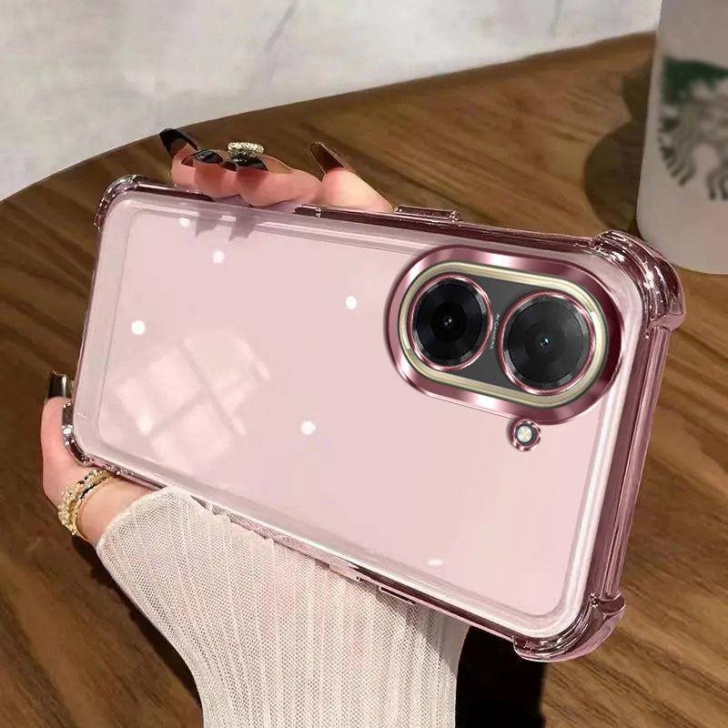 

Прозрачный Противоударный Силиконовый Чехол с Покрытием для Xiaomi Redmi A5 A3 A1 Turbo 4 3 Pro Мягкая Задняя Крышка Xiaomi Turbo 3 Pro розовый