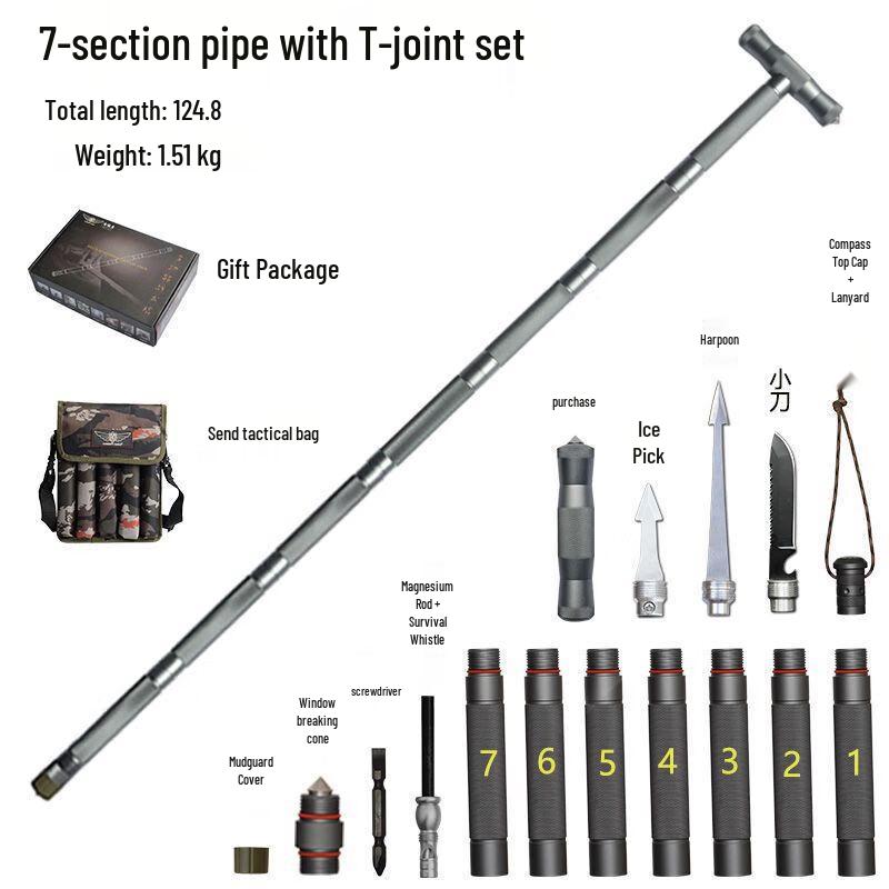 Multi-functional Survival Hiking Pole