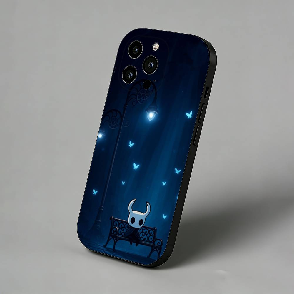 

H-Hollow K-Knight Game Slim Back Phone Case for iPhone 17 Air 16 Pro Max 16e 15 Plus 14 13 Mini 12 11 Protective Cover iPhone16