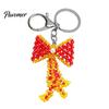 Beaded Key Holder Handmade Christmas Keychain, Xmas Tree Wreath Gift Box Bell Backpack Charm Santa Keyring, Hanging Decor for Party Favors